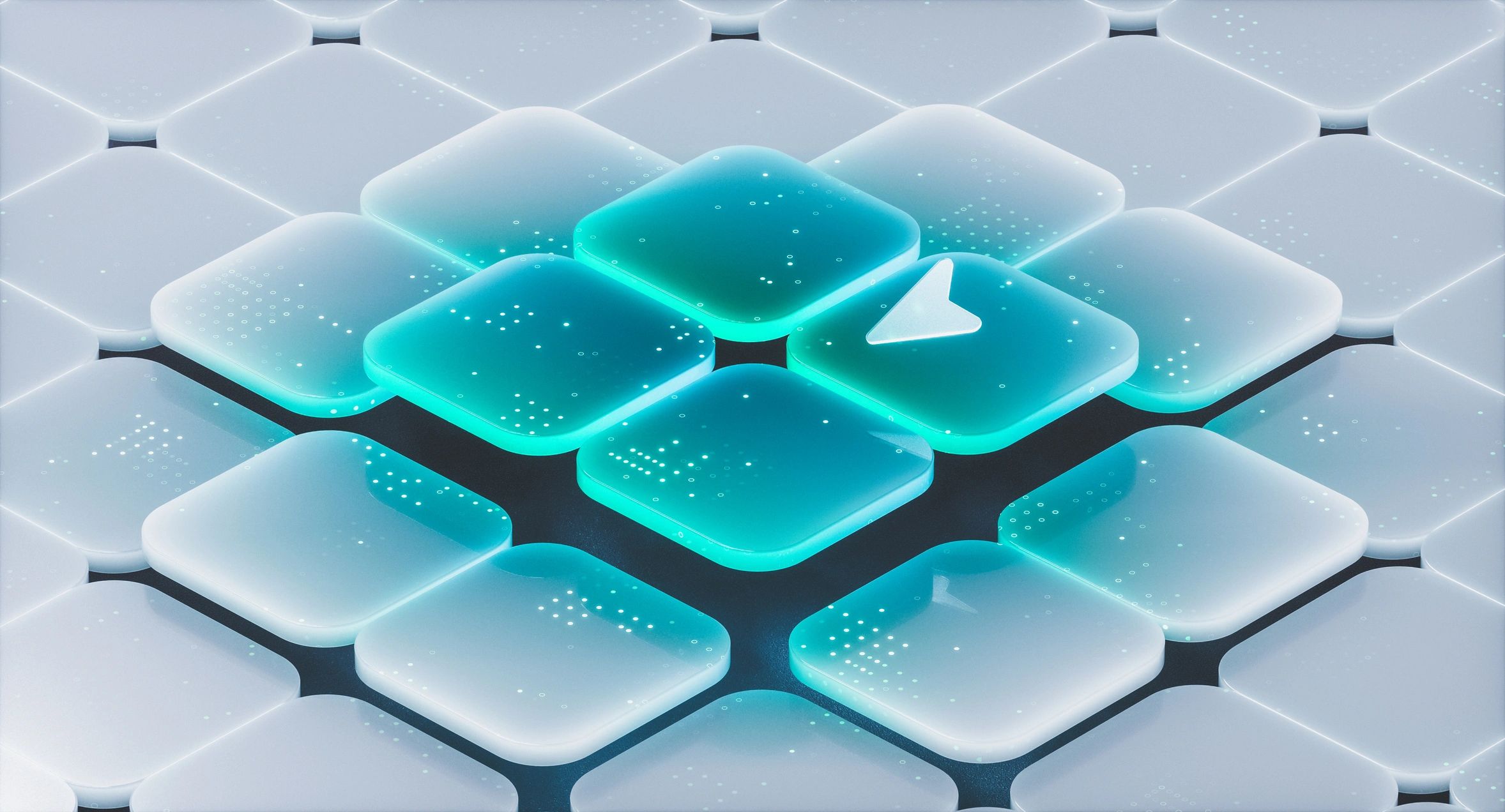 Abstract blockchain technology background